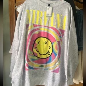 Oversized Nirvana Pull Over